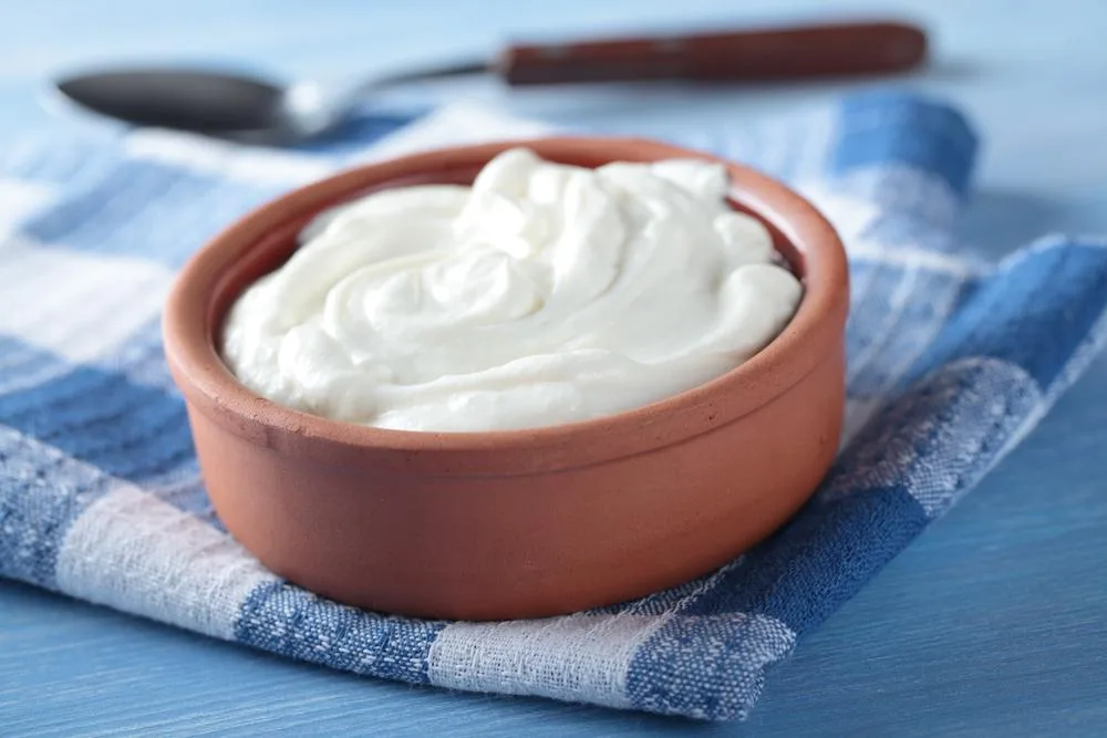 Full-fat Greek yogurt is rich in protein, calcium, and other nutrients.