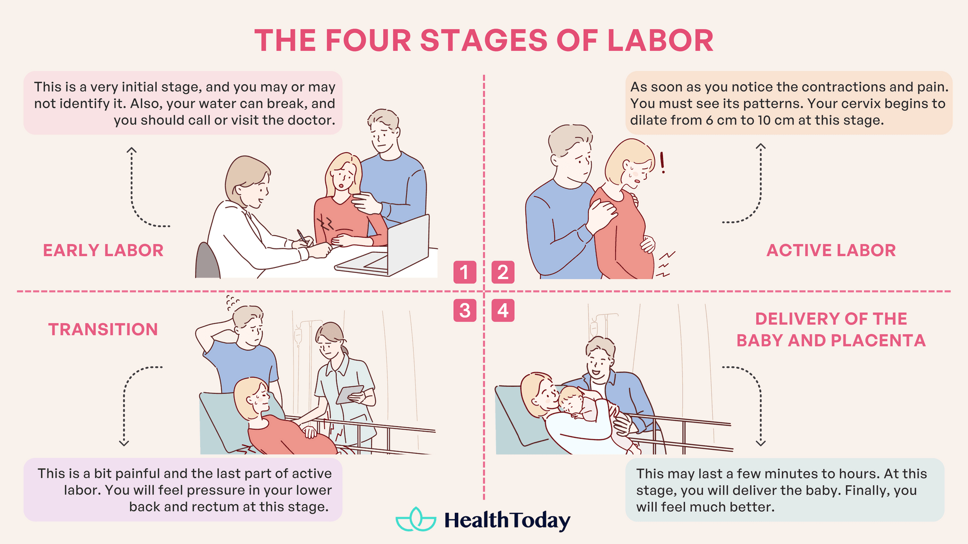 The Four Stages of Labor