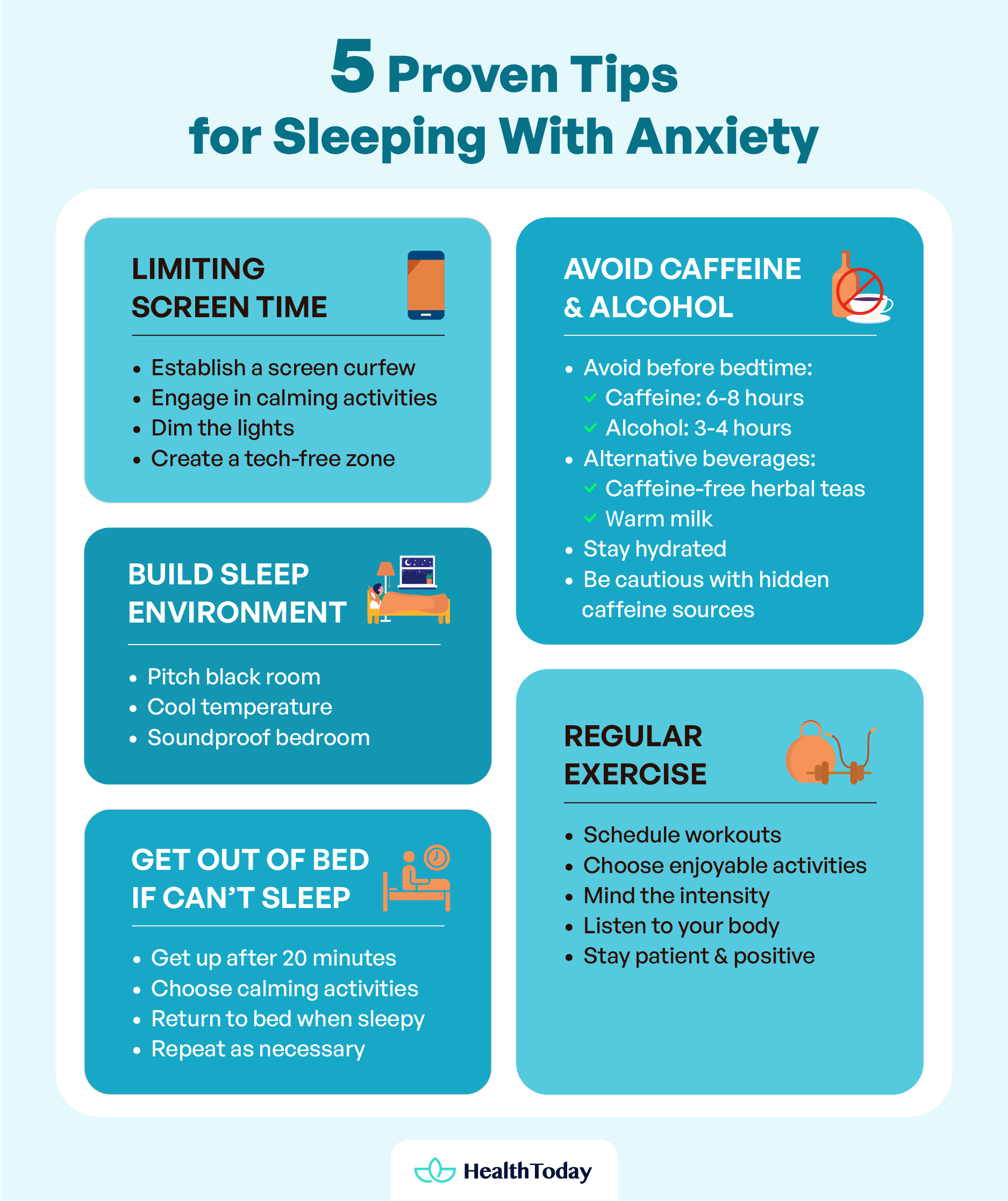 Tips o Sleep With Anxiety at Night