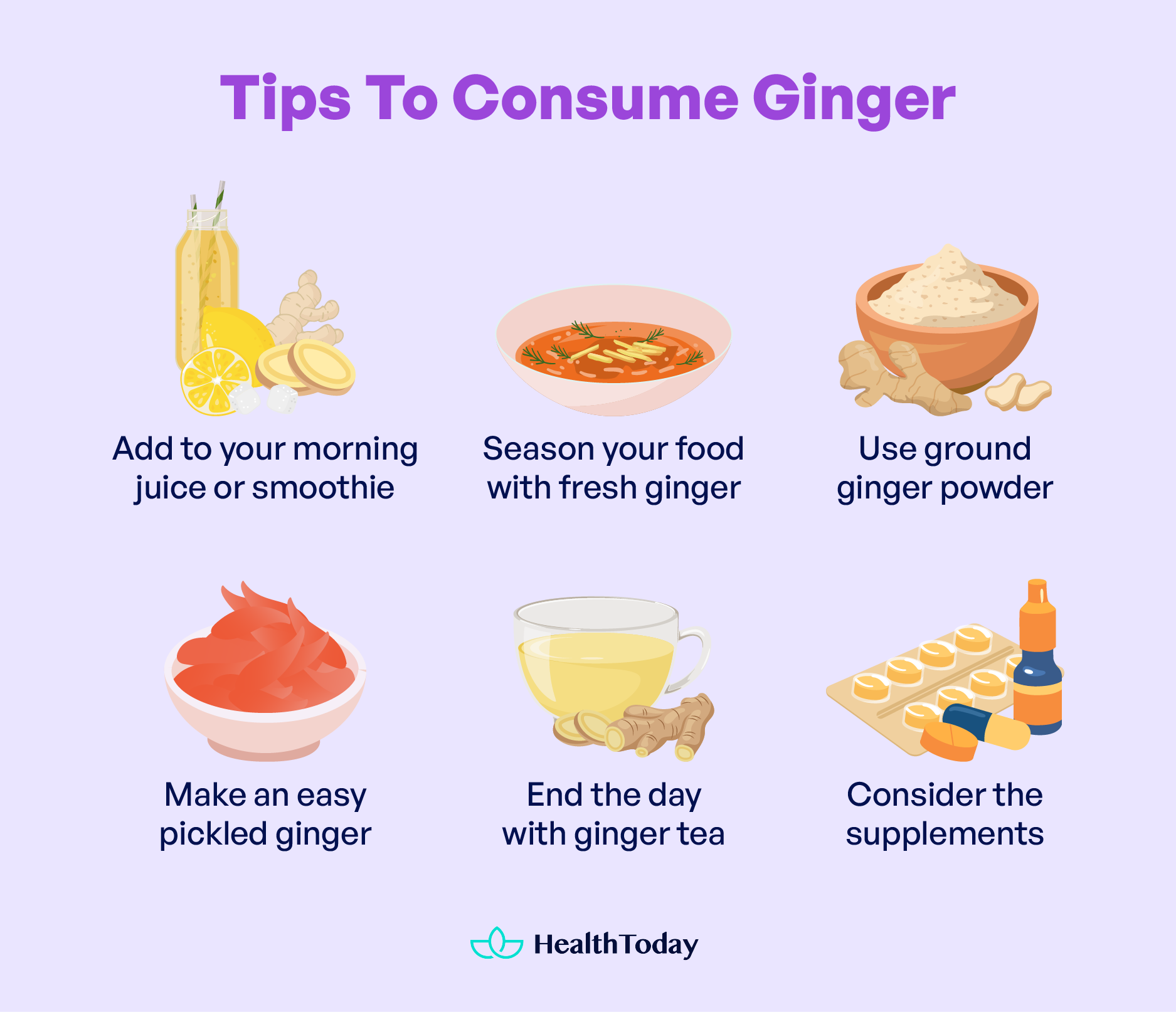 Tips to consume ginger