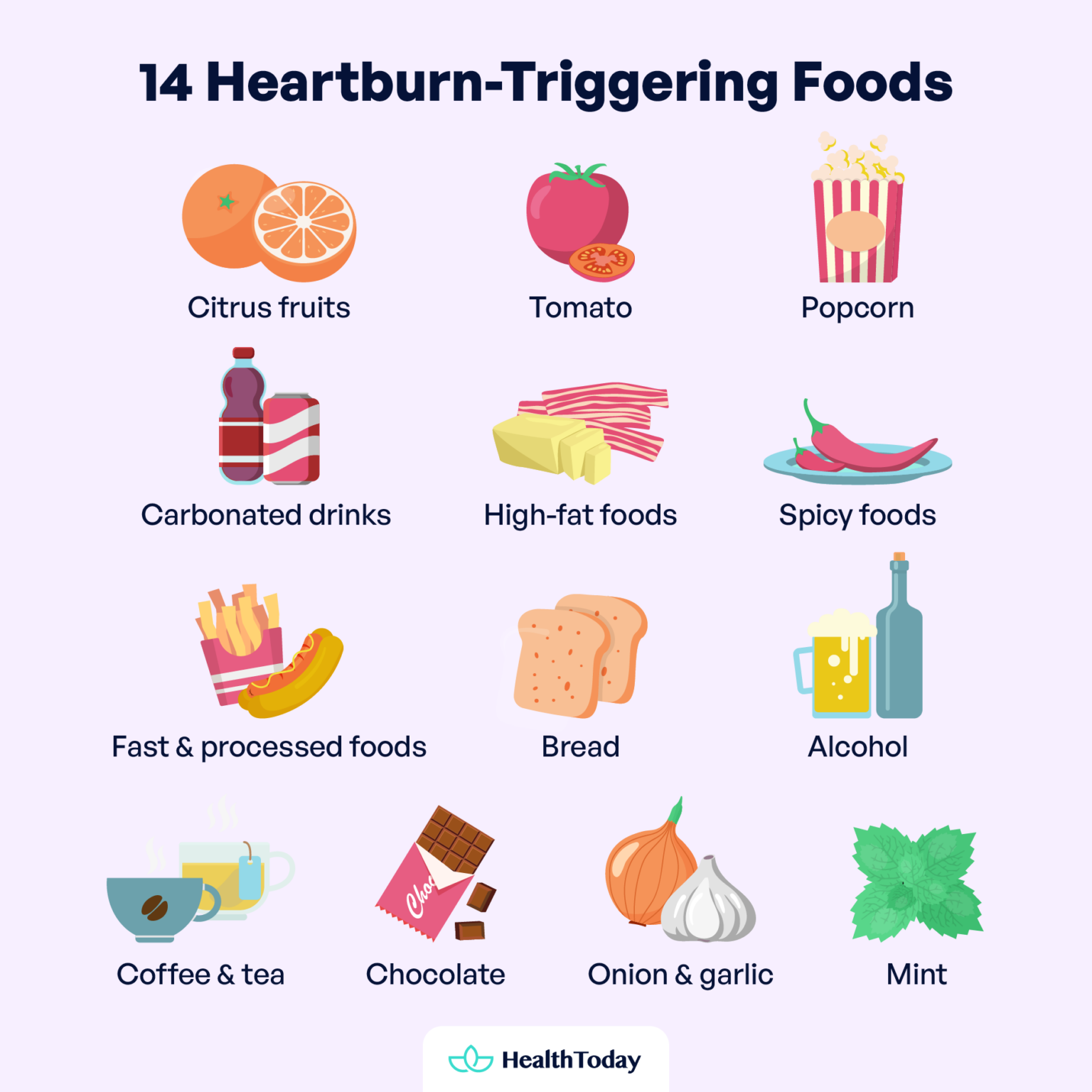 What Foods Give You Heartburn? Foods to Relieve Heartburn HealthToday