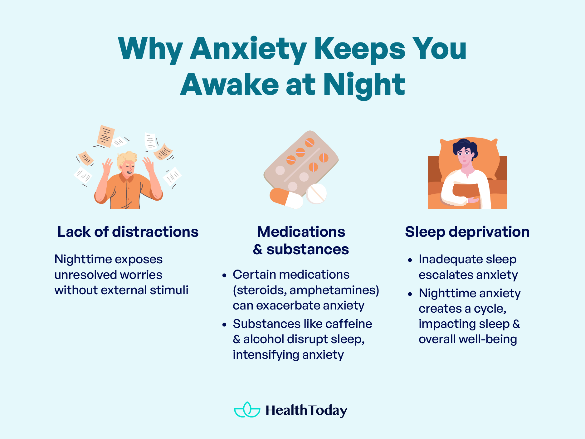 Why anxiety keeps you awake