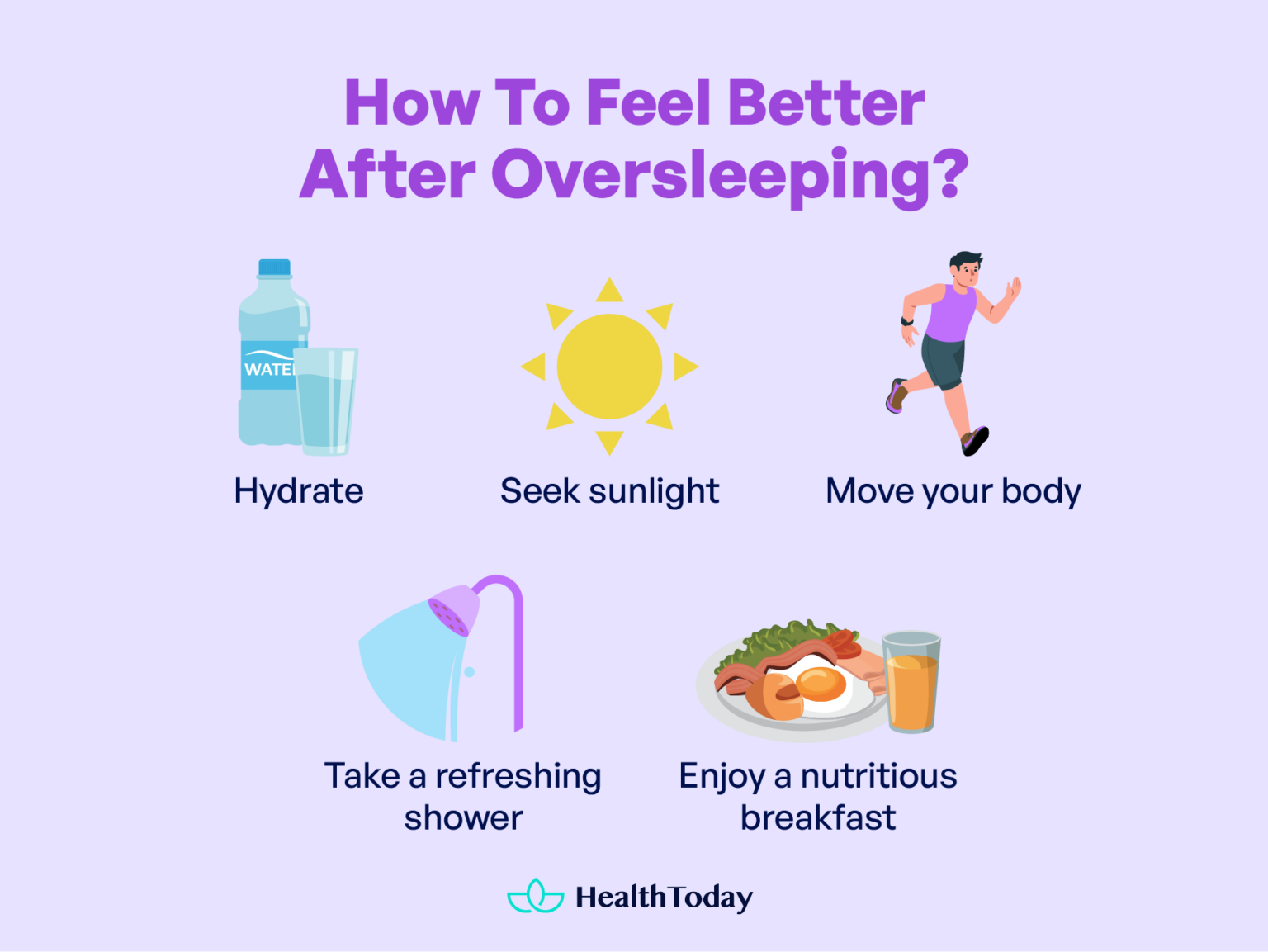 How To Recover From Sleeping Too Much and After a Long Sleep HealthToday