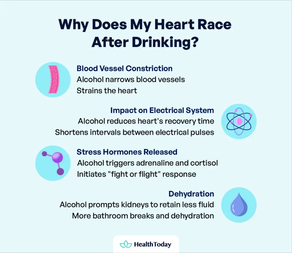 Heart Racing After Drinking Alcohol What Happens and Why? HealthToday