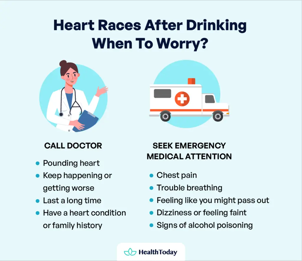 Heart Racing After Drinking Alcohol What Happens and Why? HealthToday