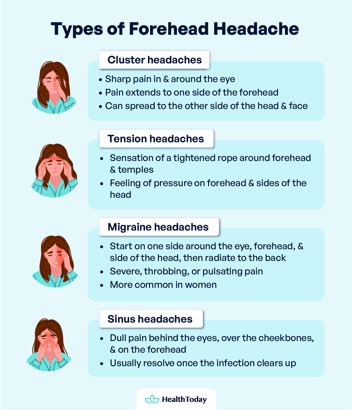 Common Forehead Headaches Causes and Treatments 01 1